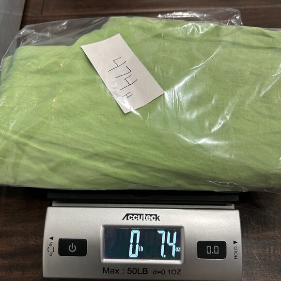 Finity Green Silk Linen Side-Zip Pants Size 8 Lightweight Elegant Trousers - Picture 9 of 9